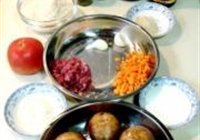 焗烤酥香蘑菇的做法 步骤1