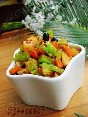 牛肉豆豉苦瓜丁