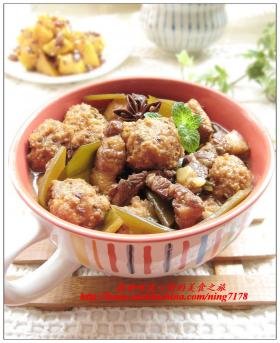 海带烧豆腐丸子