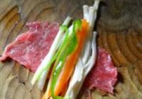微波金针牛肉卷的做法 步骤8