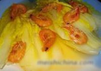 大白菜鸡汤蒸虾的做法 步骤6