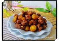 蚝油栗子鸡的做法 步骤12