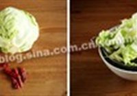 手撕包菜的做法 步骤1