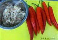 红椒酿肉的做法 步骤1