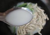 鸡脯扒小白菜的做法 步骤9