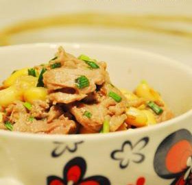 黄豆焖牛肉