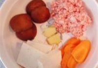 香菇豆腐丸子的做法 步骤1