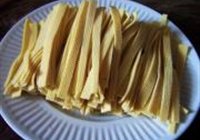 肉丝千张炒韭菜的做法 步骤1