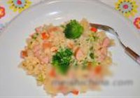 五彩蔬菜蛋炒饭的做法 步骤6