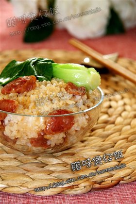 广式腊肠煲仔饭