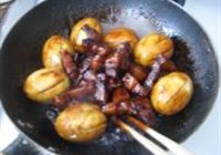 上海卤蛋红烧肉的做法 步骤9