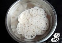 糖醋藕片的做法 步骤3