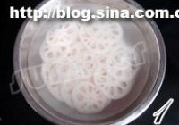 糖醋藕片的做法 步骤1