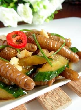 黄瓜拌凤爪