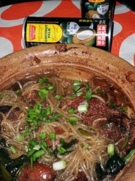 蒜香羊肉粉丝煲