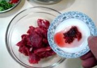 炸烹玫瑰袍子肉的做法 步骤4