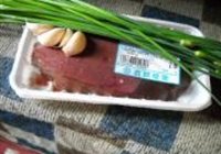 韭菜花爆猪肝的做法 步骤1