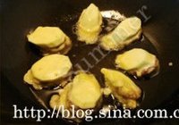 东北炸茄盒的做法 步骤5
