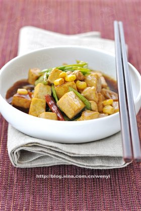 红烧鸡丁豆腐