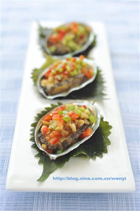蒜蓉蒸鲍鱼