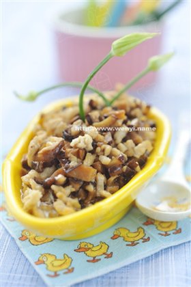 香菇鸡肉茸