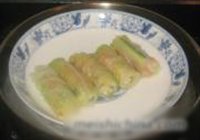 杂蔬鲜虾白菜卷的做法 步骤9