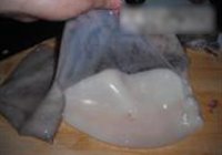 彩椒韭菜花爆鱿鱼的做法 步骤8