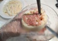 肉馅藕的做法 步骤4