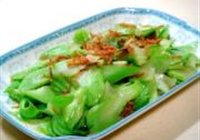 干贝松炒盖菜梗的做法 步骤12