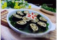 梅花紫菜鸡肉卷的做法 步骤22