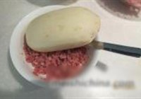 肉馅藕的做法 步骤1