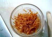 干贝松炒盖菜梗的做法 步骤7