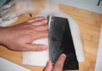 彩椒韭菜花爆鱿鱼的做法 步骤11