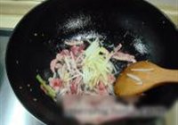肉丝香干炒豆嘴的做法 步骤1