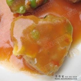 鲮鱼胶蒸时蔬