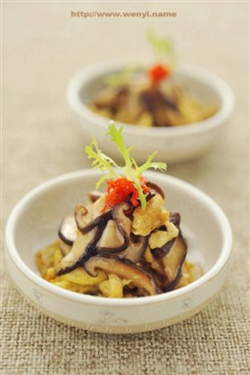 香菇炒鸡蛋