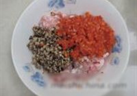 三鲜萝卜卷的做法 步骤3