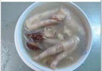花生眉豆鸡脚汤的做法 步骤6