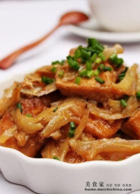 梅鱼干烧豆腐