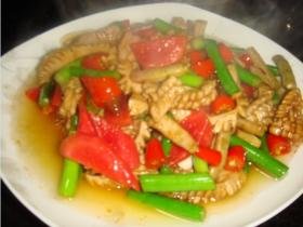 酸辣腰花