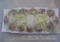 蒜蓉虾球蒸白菜的做法 步骤7