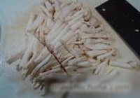 菌菇炒牛肚的做法 步骤1