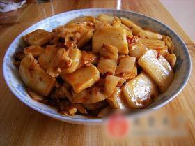 泡菜炒年糕