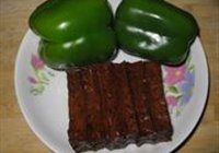菜椒炒卤豆腐的做法 步骤1