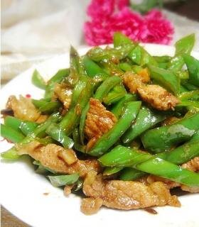 尖椒炒瘦肉