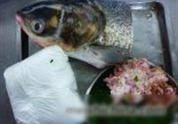 荠菜汤圆炖鱼头的做法 步骤1