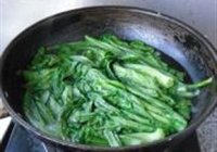 蚝汁油麦菜的做法 步骤4