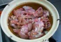 菊花焖鸡肉的做法 步骤5