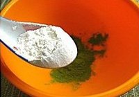 抹茶糯米滋的做法 步骤3