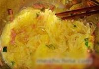 萝卜丝鸡蛋饼的做法 步骤2